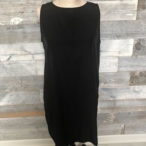 Casual black dress, size small below knee